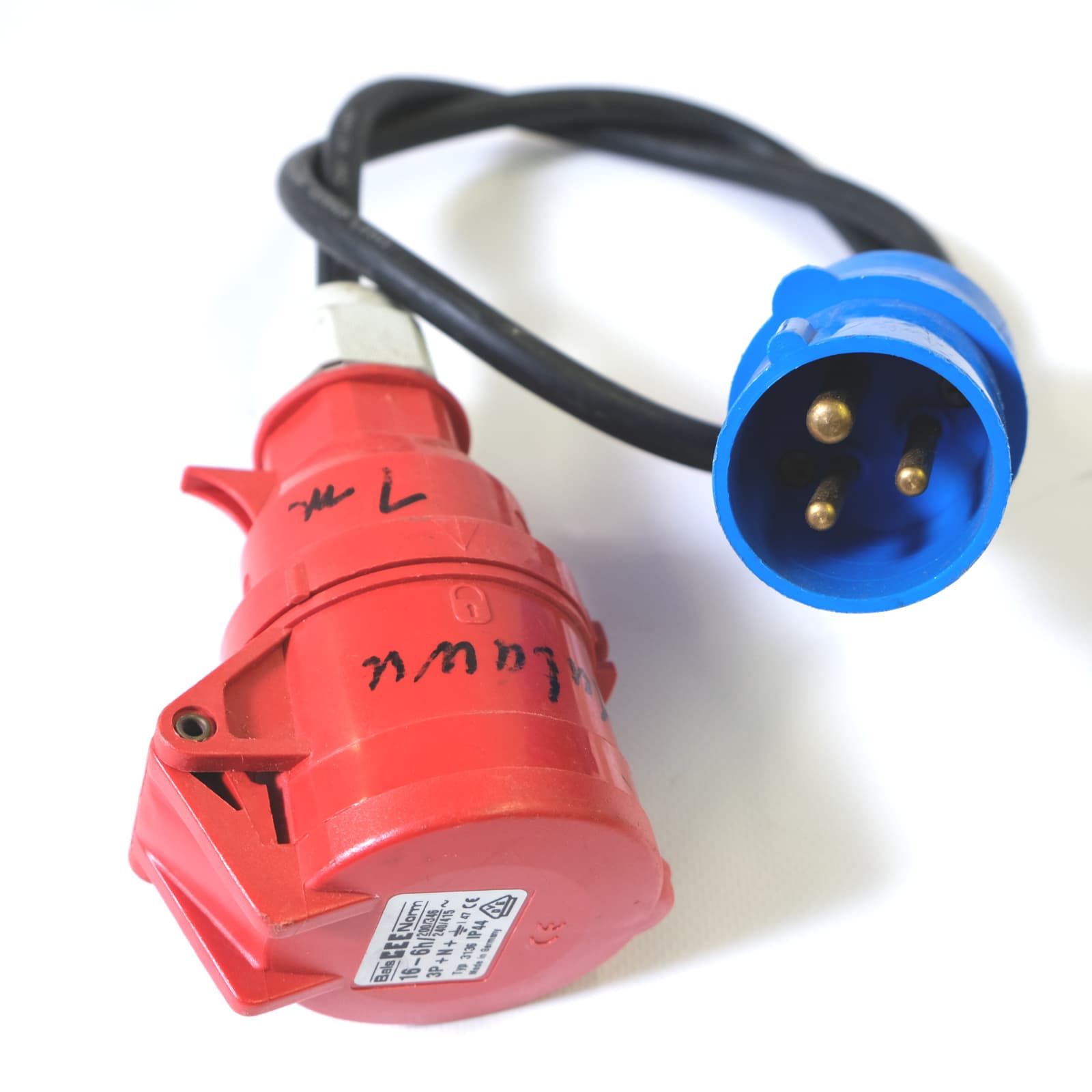 CEE-Adapterleitung (CEE16A blau → CEE16A)