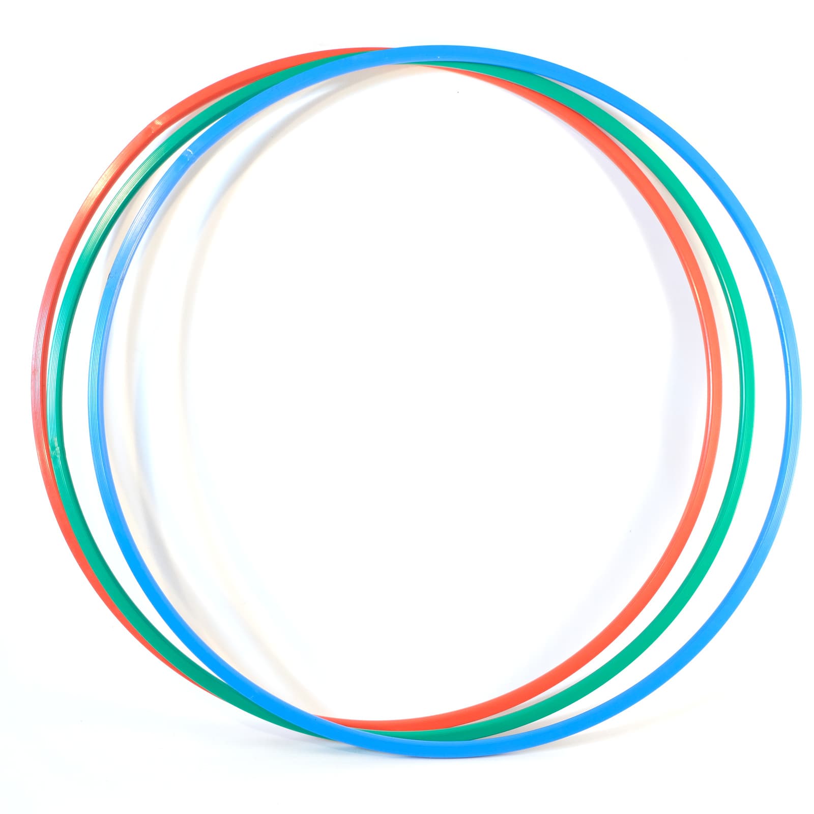 Hula-Hoop-Reifen mit 80 cm Innendurchmesser (rot, grün, blau, gelb)
