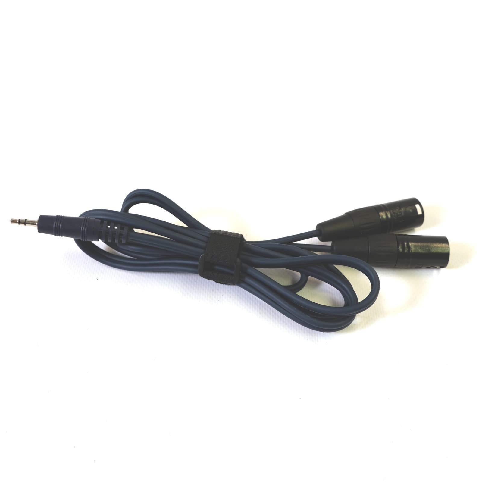 Y-Adapterkabel (Miniklinke stereo – 2x XLR male)