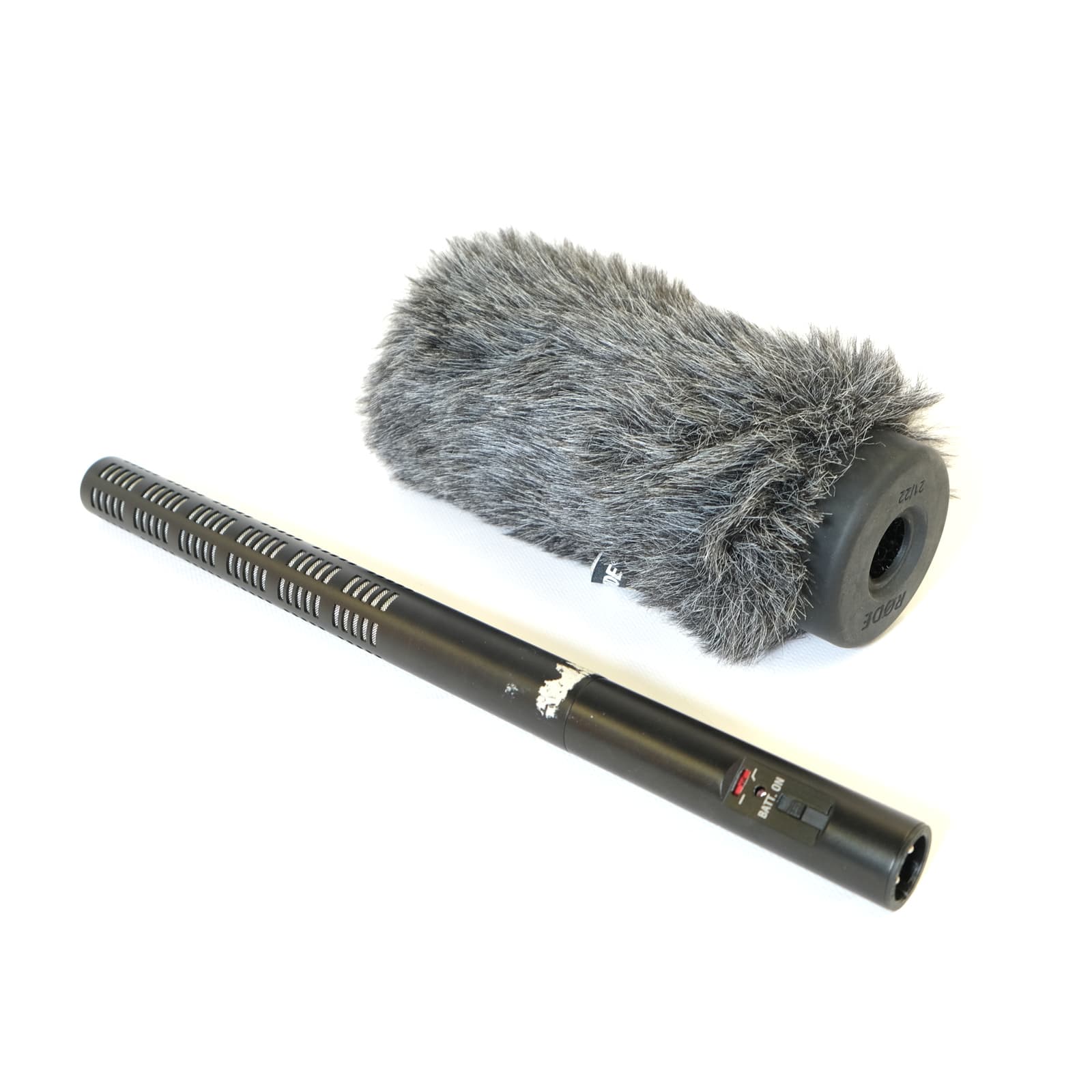 Richtmikrofon mit Windschutz (Phantom oder Batterie)