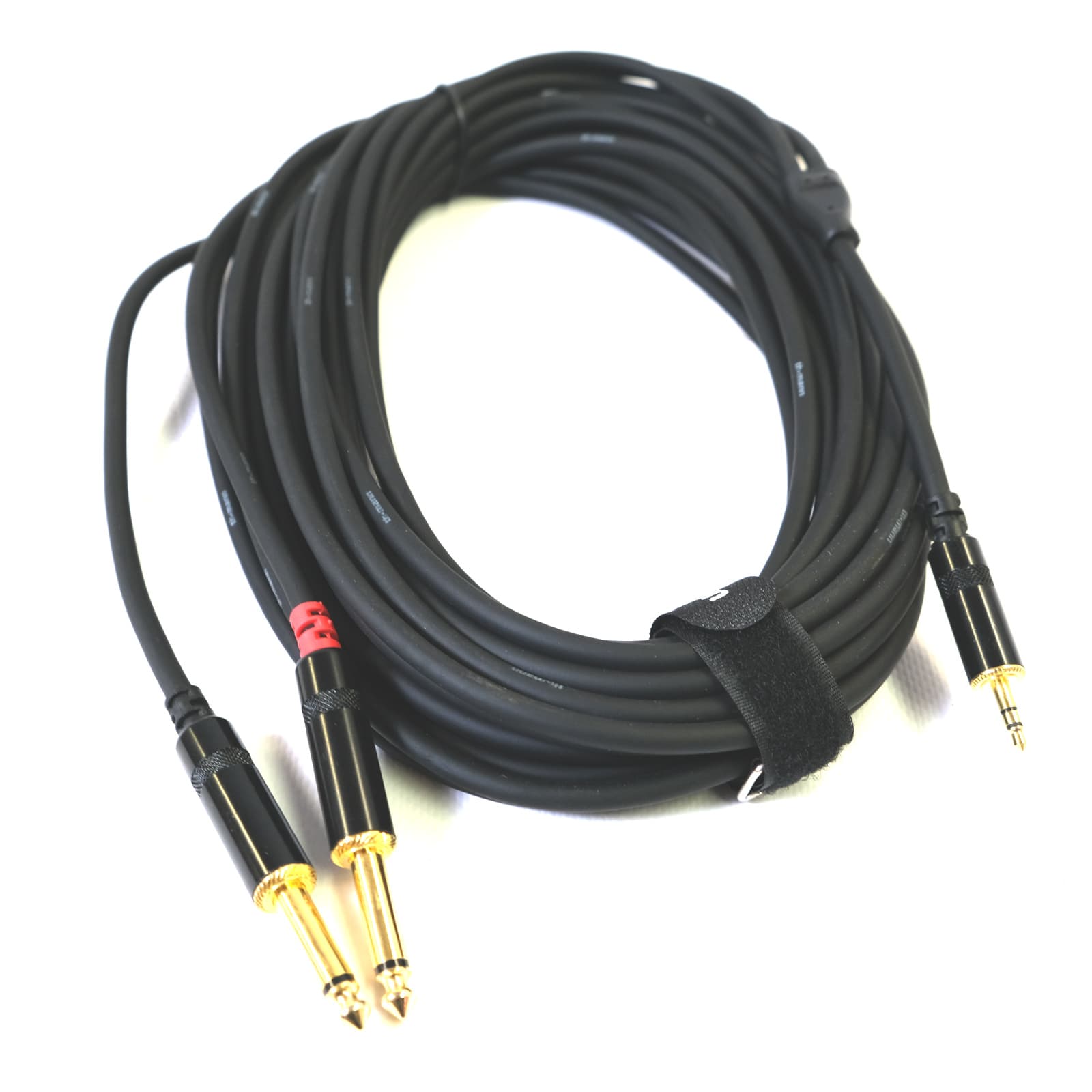 Y-Adapterkabel (2x Klinke mono – Miniklinke stereo)
