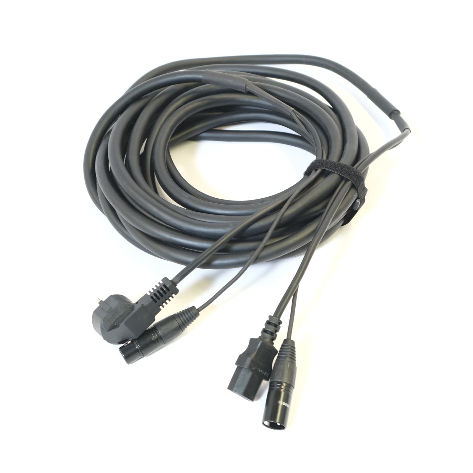 Hybridkabel Power Audio 10m (XLR+Schuko auf XLR/Kaltgerät)